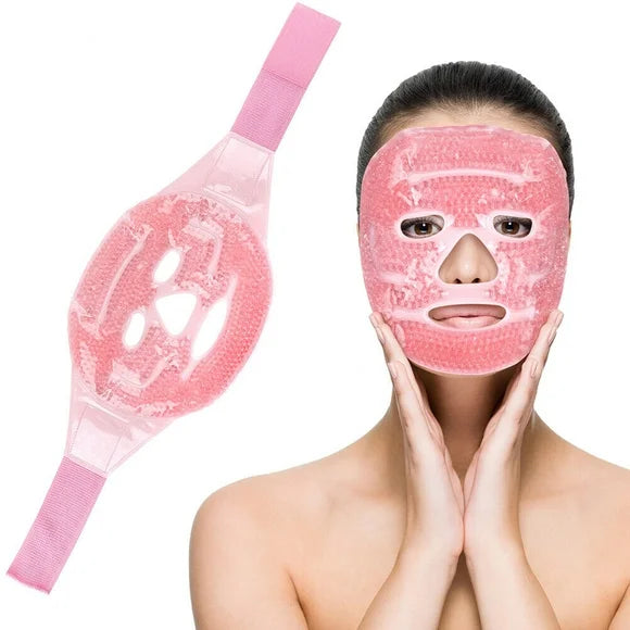 Máscara Facial Fría para Ojos Compresa Fría y Caliente