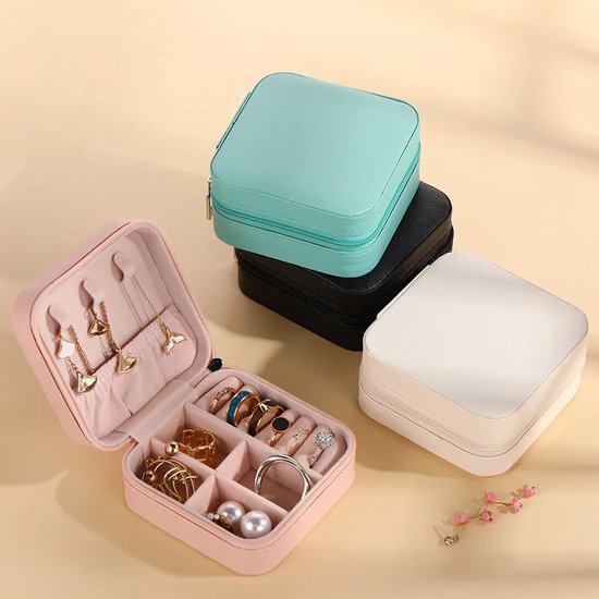 Mini Joyero Portátil Rosado