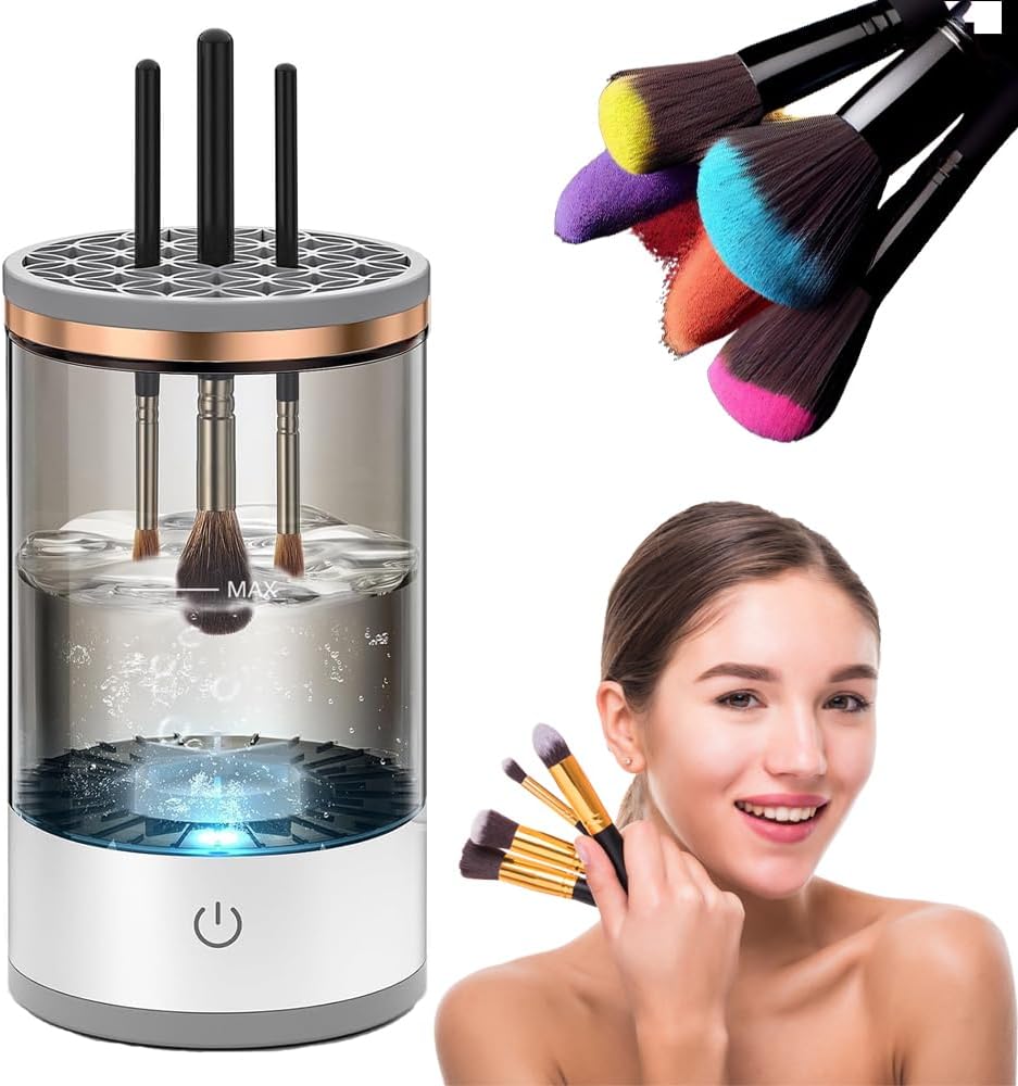 MÁQUINA LIMPIADORA DE BROCHAS DE MAQUILLAJE