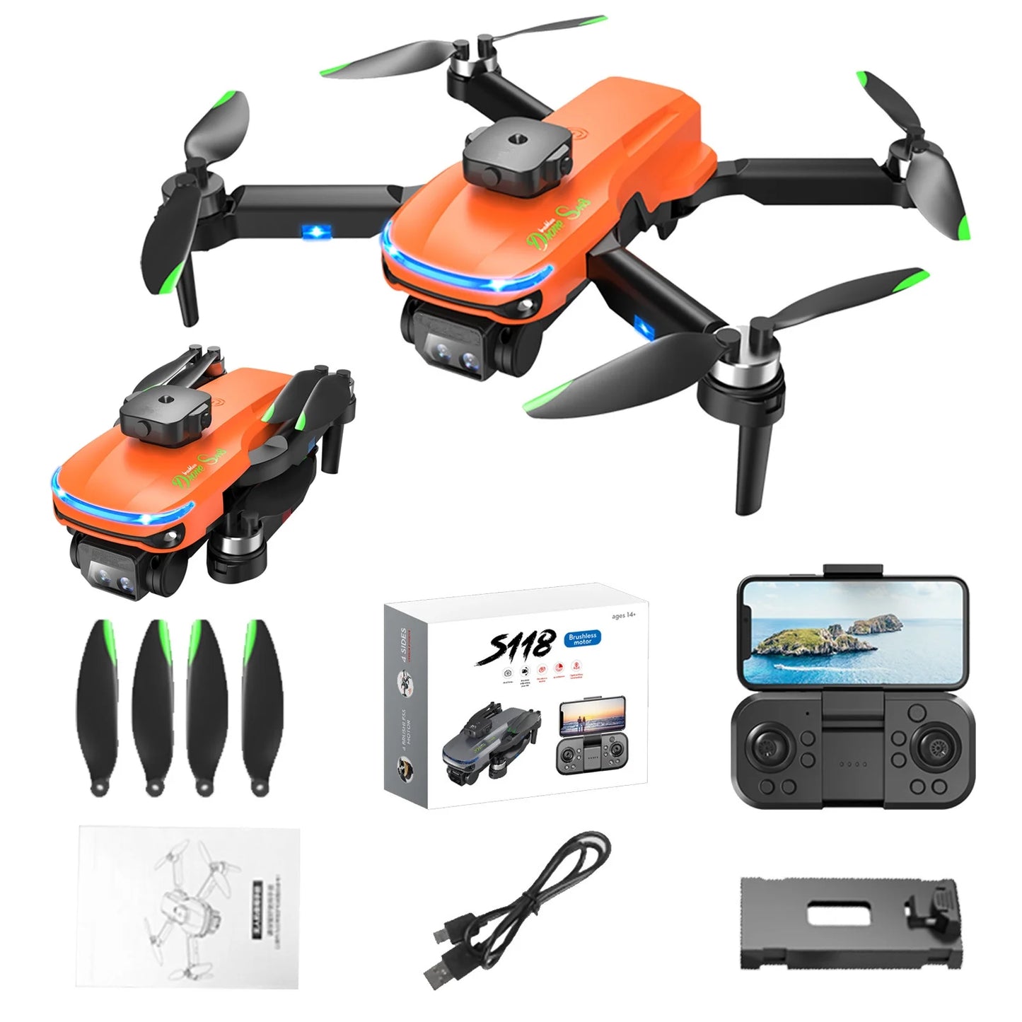 Dron con Doble Cámara S6 – Tecnología, Diversión y Control Total