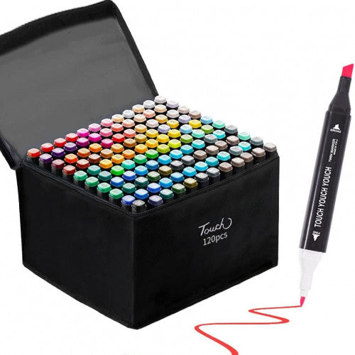 Set de Marcadores 120 Unidades – Colores Vibrantes y Duraderos