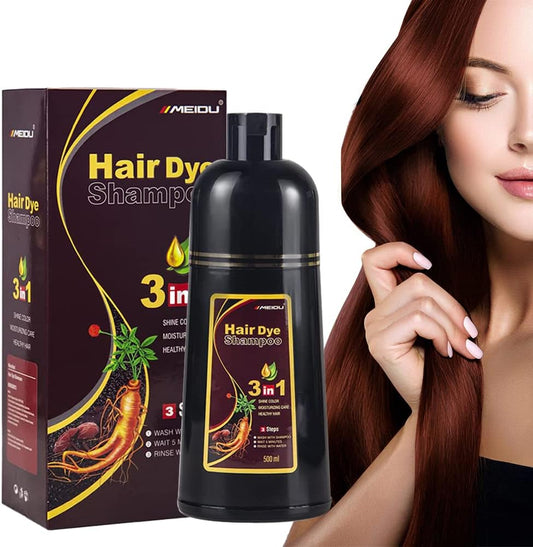 Champú Instantáneo de 16.9 fl oz – Tinte Rápido Marrón para el Cabello