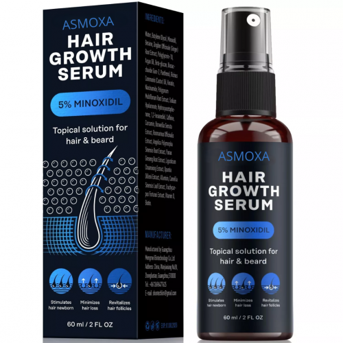Suero para el Crecimiento del Cabello con 5% Minoxidil y Biotina – Unisex