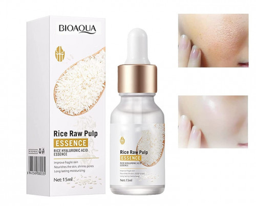 BIOAQUA Esencia Facial De Pulpa Cruda De Arroz Con Ácido Hialurónico