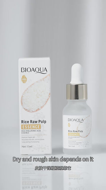 BIOAQUA Esencia Facial De Pulpa Cruda De Arroz Con Ácido Hialurónico